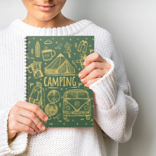 Cuaderno Ilustracion al aire libre de camping
