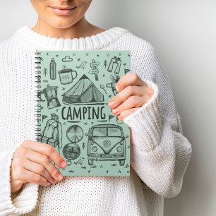 Cuaderno Ilustracion al aire libre de camping