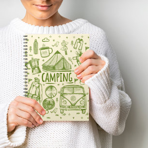 Cuaderno Ilustracion al aire libre de camping