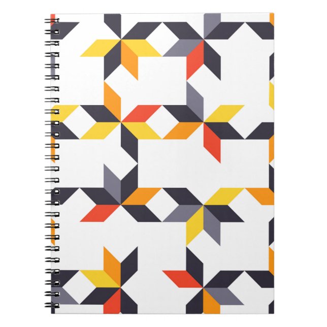 Cuaderno Ilustracion alegre, colorido, moderno y moderno (Frente)