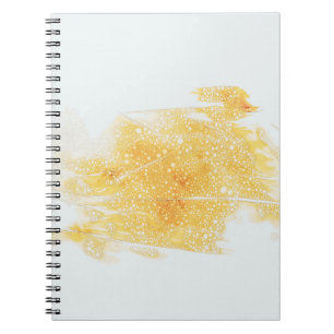 Cuaderno Ilustracion amarillo y blanco