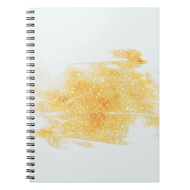 Cuaderno Ilustracion amarillo y blanco (Frente)