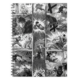 Cuaderno Ilustracion blanco y negro, manga de Natasha Us