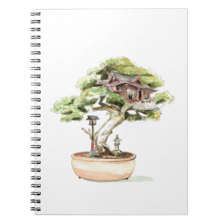 Cuaderno Ilustracion Bonsai Tree