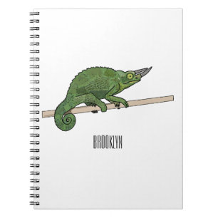 Cuaderno Ilustracion chameleon personalizado de Jackson