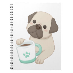 Cuaderno Ilustracion Cute Dog & Mug