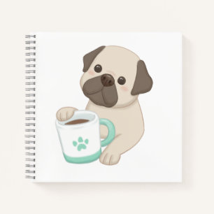 Cuaderno Ilustracion Cute Dog & Mug