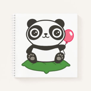 Cuaderno Ilustracion Cute Panda
