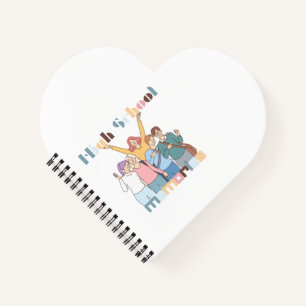 Cuaderno Ilustracion de amigos de Recuerdos de secundaria