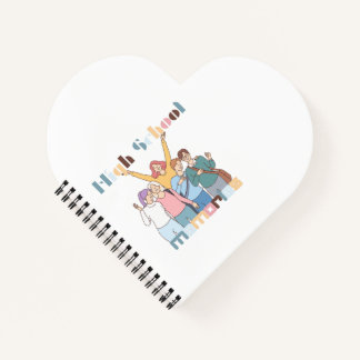 Cuaderno Ilustracion de amigos de Recuerdos de secundaria