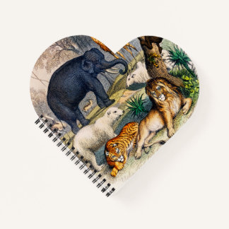 Cuaderno Ilustración de animales salvajes