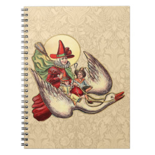 Cuaderno Ilustracion de Antigüedades de Madre Goose