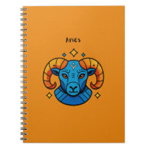 Ilustración de Aries signo zodiacal arte pop retro