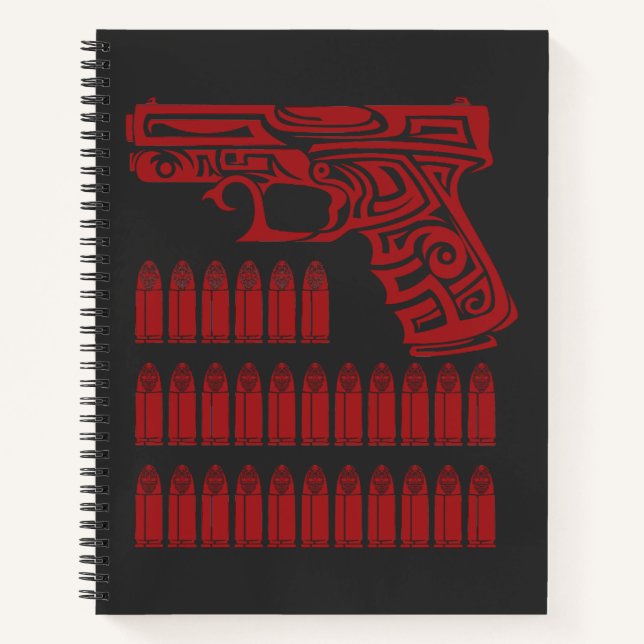 Cuaderno Ilustración de Arma Tribal (Anverso)