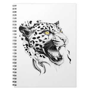 Cuaderno Ilustracion de arte de la naturaleza animal salvaj