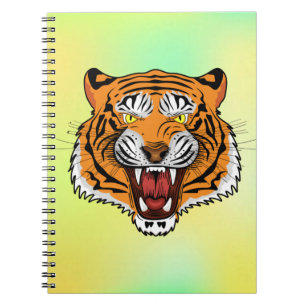 Cuaderno Ilustración de Cabeza de Tigre Feroz-24327 Sudader