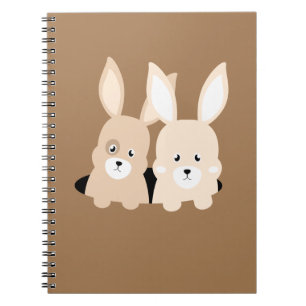 Cuaderno Ilustracion de clipart con agujero de conejo