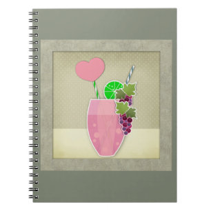 Cuaderno Ilustracion de cosecha, fruta