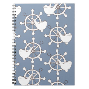 Cuaderno Ilustracion de cosecha sin soldadura rueda de patr