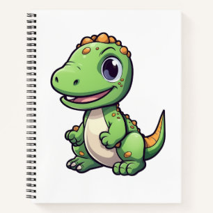 Cuaderno ilustracion de dinosaurios personalizados