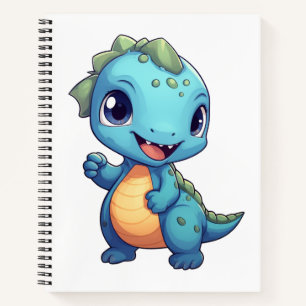 Cuaderno ilustracion de dinosaurios personalizados