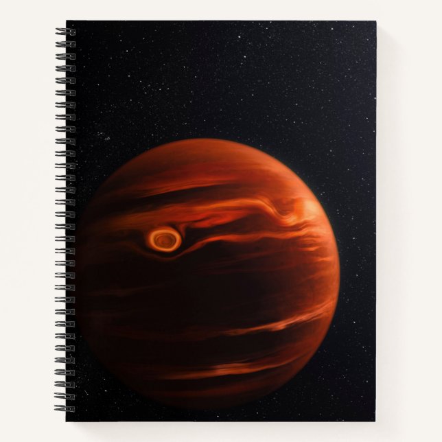 Cuaderno Ilustracion De Exoplanet Vhs 1256 B Y Sus Estrella (Anverso)