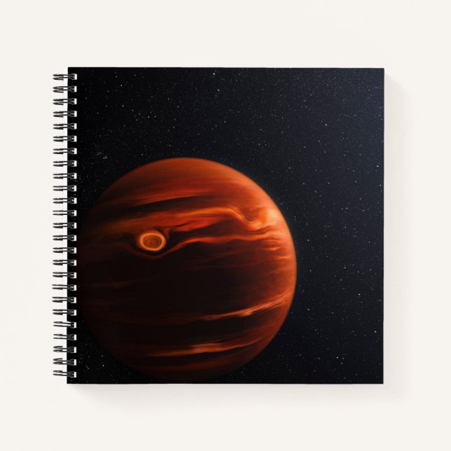 Cuaderno Ilustracion De Exoplanet Vhs 1256 B Y Sus Estrella (Anverso)