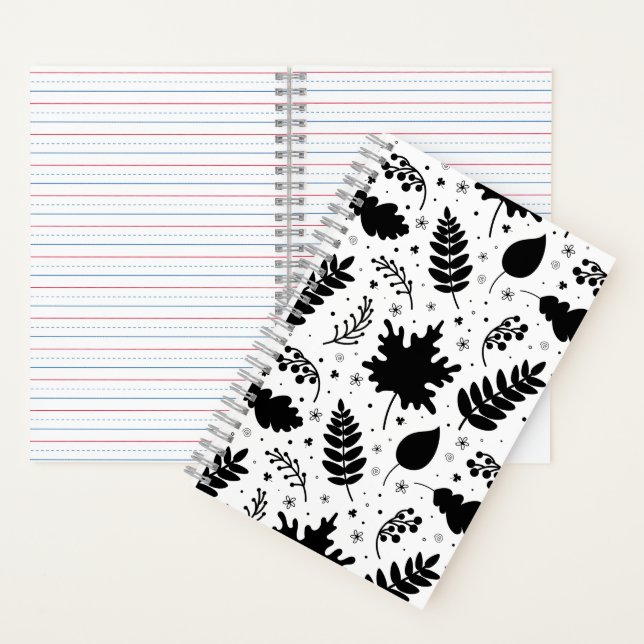 Cuaderno Ilustración de Hojas (Interior)