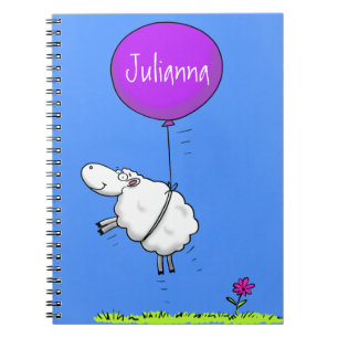 Cuaderno Ilustracion de humor de personalizado de globo de