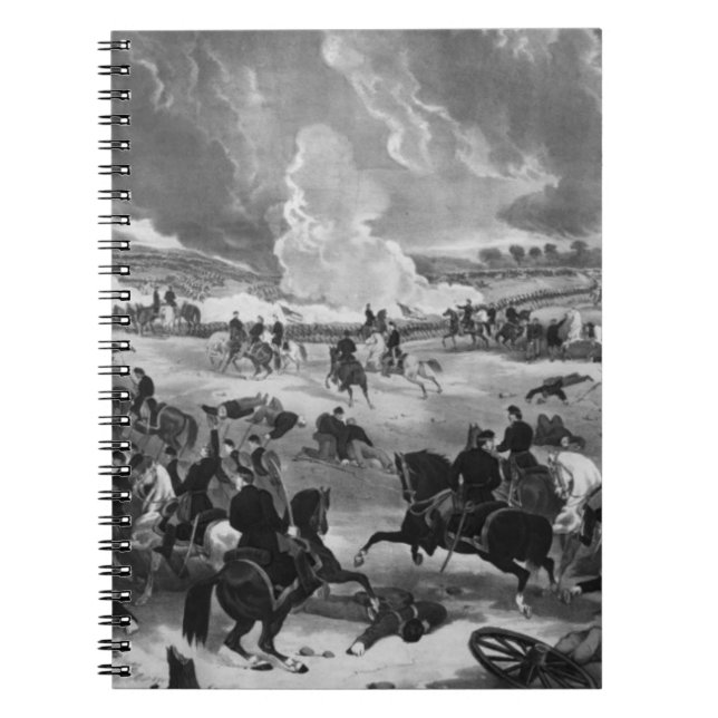 Cuaderno Ilustracion de la batalla de Gettysburg (Frente)