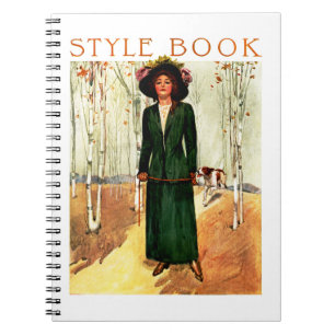 Cuaderno Ilustracion de la moda del libro del estilo
