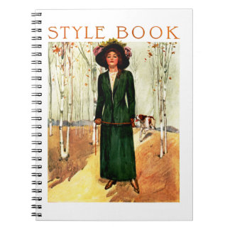 Cuaderno Ilustracion de la moda del libro del estilo