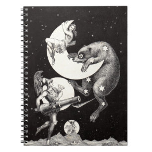 Cuaderno Ilustración de la Noche del Dios del Universo del