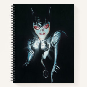 Cuaderno Ilustración de la portada de Batman Catwoman Caras