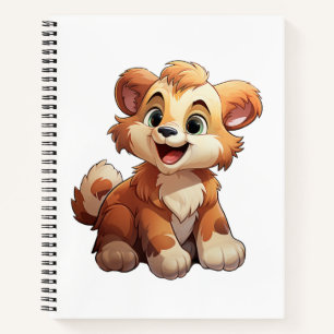 Cuaderno ilustracion de oso personalizado