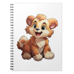 Cuaderno ilustracion de oso personalizado