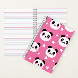 Cuaderno Ilustración de panda
