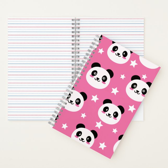 Cuaderno Ilustración de panda (Interior)
