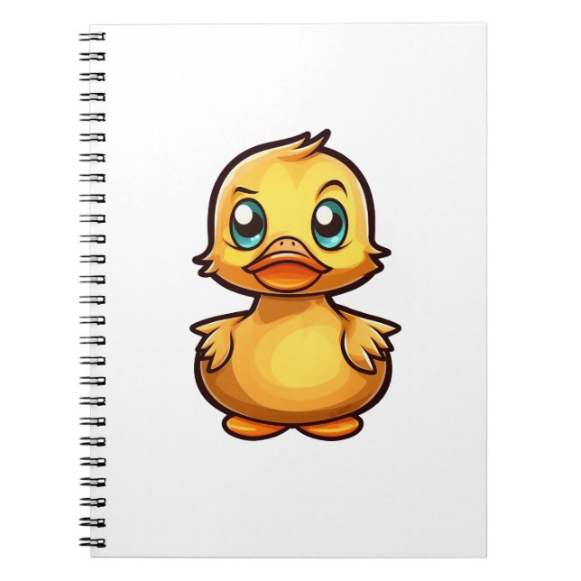 Cuaderno ilustracion de pato personalizado (Frente)