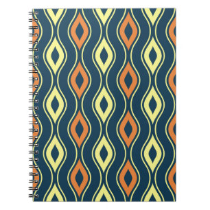 Cuaderno ilustración de patrones ornamentales sin costura