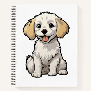 Cuaderno Ilustracion de perro de dibujos animados