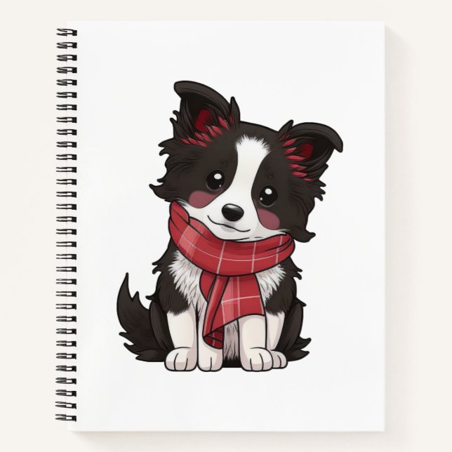 Cuaderno Ilustracion de perro de dibujos animados (Anverso)