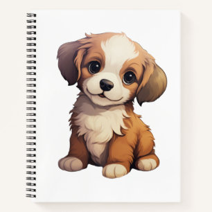 Cuaderno Ilustracion de perro de dibujos animados