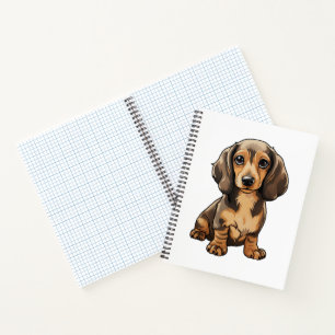 Cuaderno Ilustracion de perro de dibujos animados