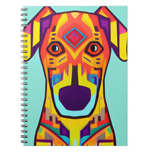 Cuaderno Ilustracion de perro decorativo