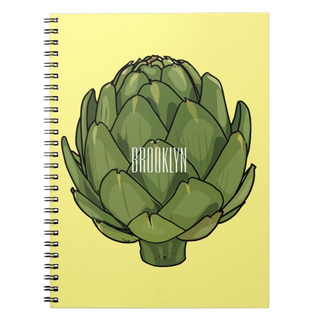 Cuaderno Ilustracion de personalizado Artichoke (Frente)