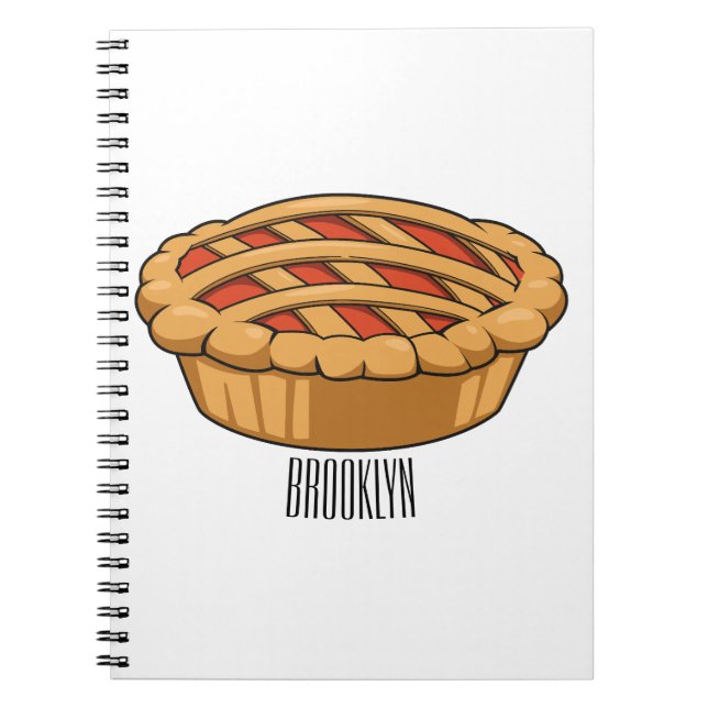 Cuaderno Ilustracion de personalizado circular (Frente)
