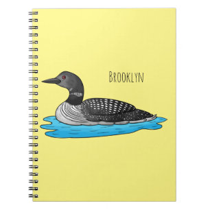 Cuaderno Ilustracion de personalizado de aves de Loon