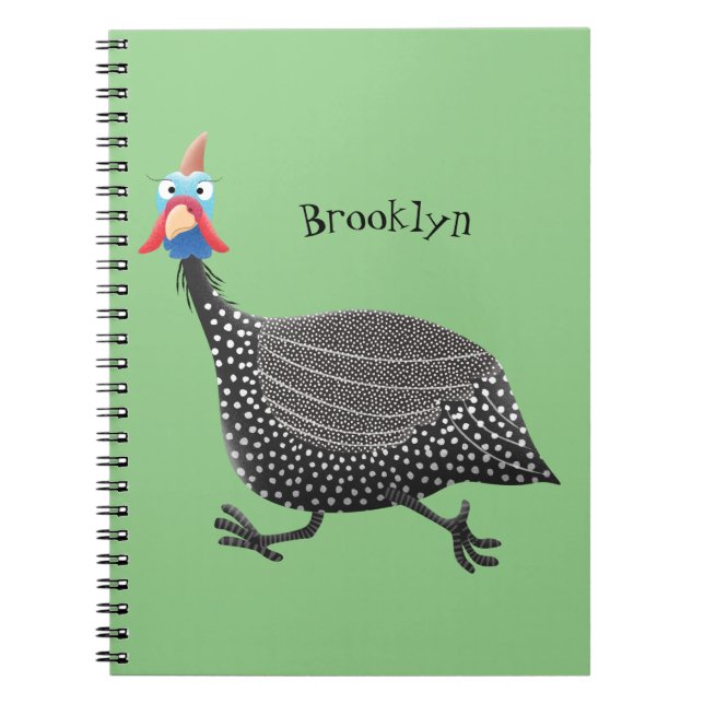 Cuaderno Ilustracion de personalizado de aves divertidos de (Frente)