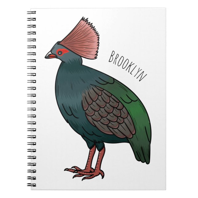 Cuaderno Ilustracion de personalizado de aves perdigianas e (Frente)